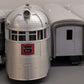 MTH 30-2186-0 O Burlington Pioneer Zephyr Passenger Car with Horn (Set of 4) VG/Box