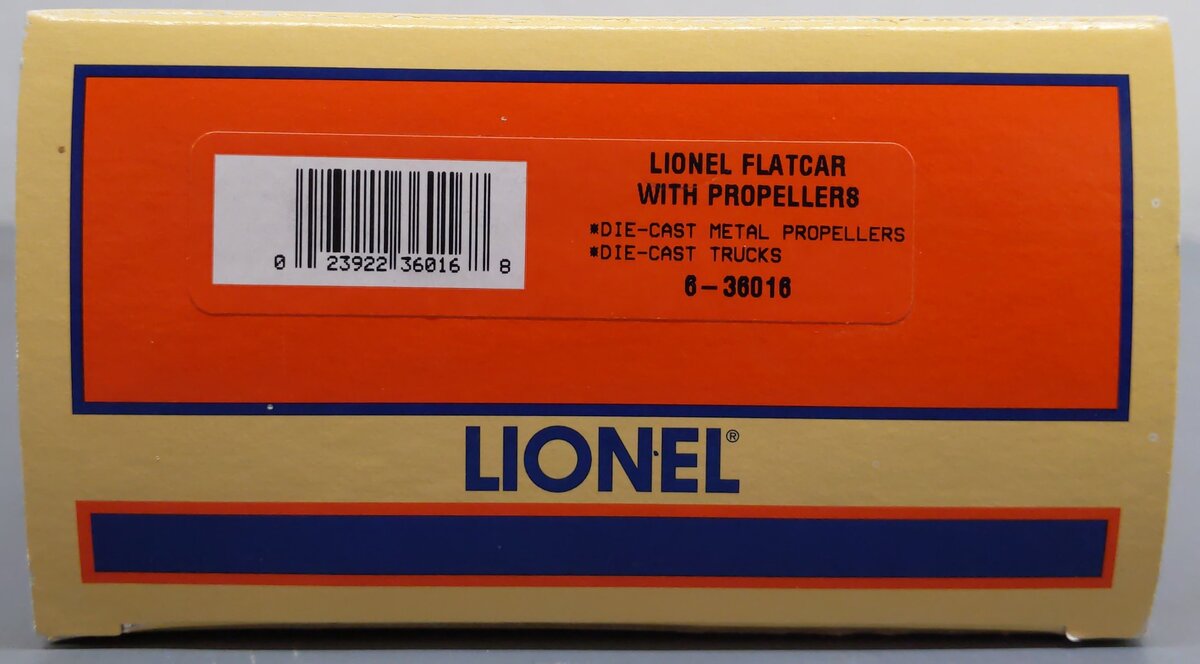 Lionel 6-36016 O Gauge Lionel Naval Support Flatcar w/ Propellers #6424 EX/Box