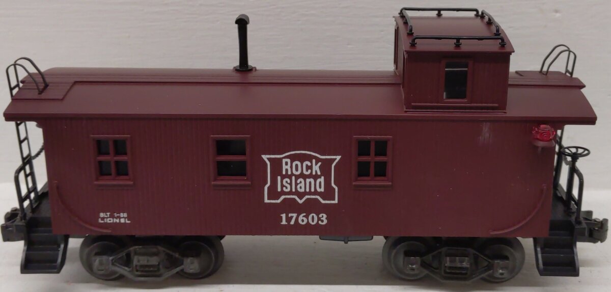 Lionel 6-17603 O Gauge Rock Island Woodside Caboose #17603 EX/Box