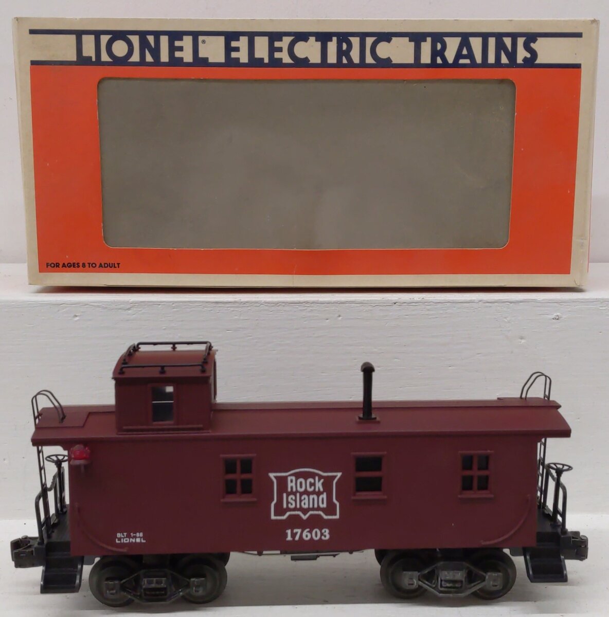 Lionel 6-17603 O Gauge Rock Island Woodside Caboose #17603 EX/Box
