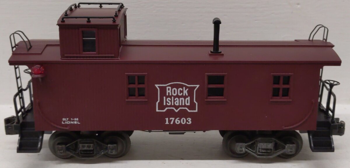 Lionel 6-17603 O Gauge Rock Island Woodside Caboose #17603 EX/Box