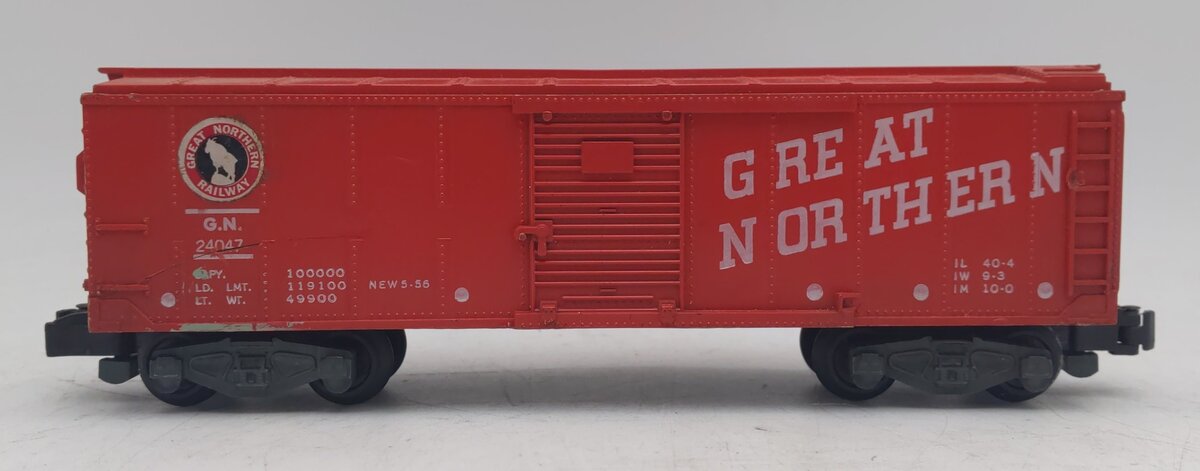 American Flyer 24047 Vintage S Great Northern Boxcar VG