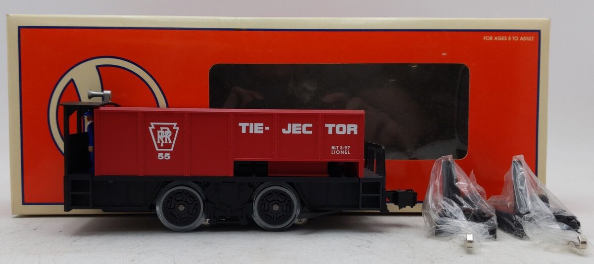 Lionel 6-18427 O Gauge Tie-Jector Operating Car #55 EX/Box