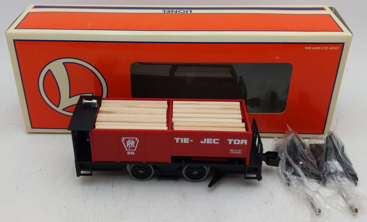 Lionel 6-18427 O Gauge Tie-Jector Operating Car #55 EX/Box