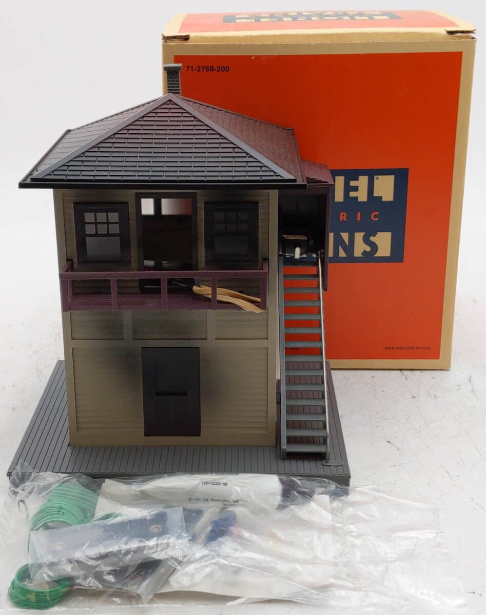 Lionel 6-12768 O Gauge Burning Switch Tower EX/Box