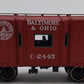 Sunset Models 2445 BRASS O Scale B&O Wagon Top Red Caboose #2445 (2Rail) EX/Box