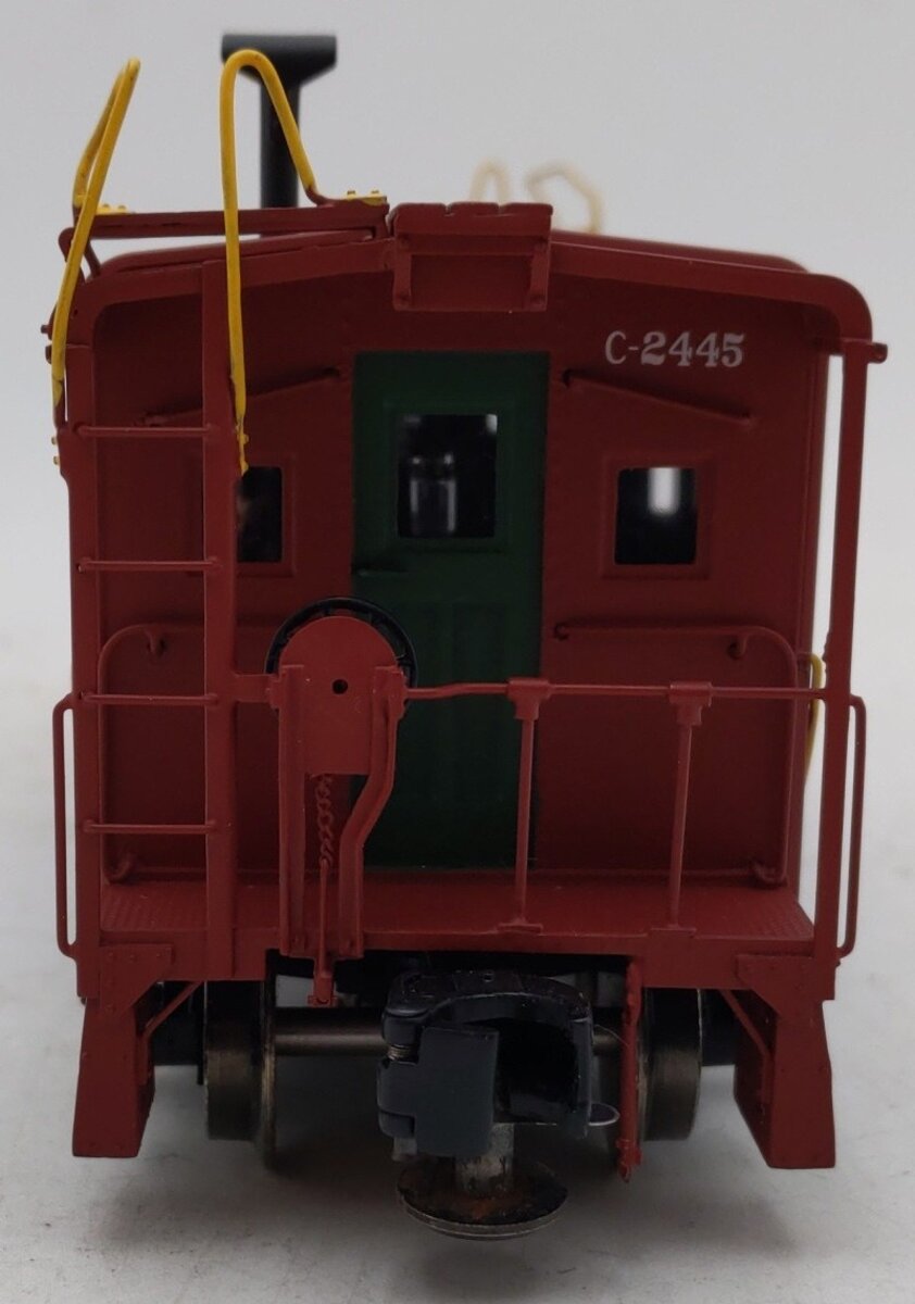Sunset Models 2445 BRASS O Scale B&O Wagon Top Red Caboose #2445 (2Rail) EX/Box