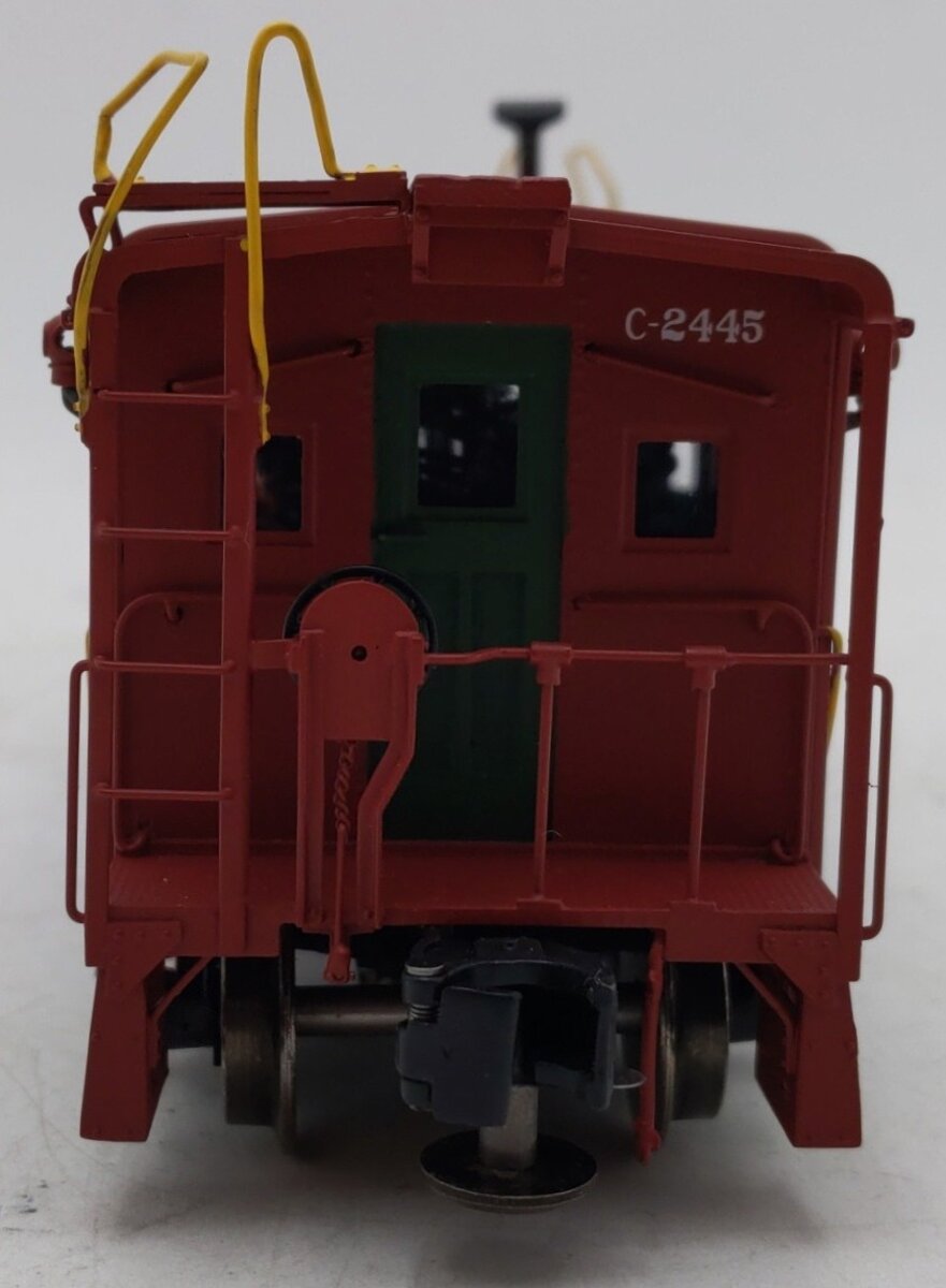 Sunset Models 2445 BRASS O Scale B&O Wagon Top Red Caboose #2445 (2Rail) EX/Box