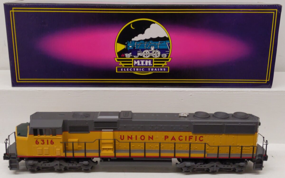 MTH 20-2041-1 O Union Pacific SD60M Diesel Engine w/PS1 #6316 EX/Box