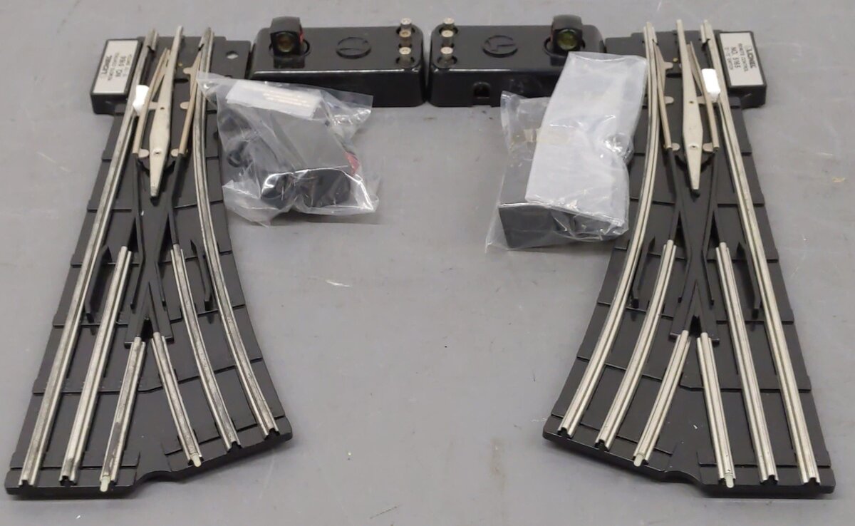 Lionel 6-5165/6-5166 O O72 Left & Right Hand Remote Switch Turnout (Pack of 2) VG/Box