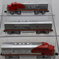 Lionel 6-11711 O Santa Fe F-3 ABA Diesel Locomotive Set #8100/8100/8102 with RS EX/Box
