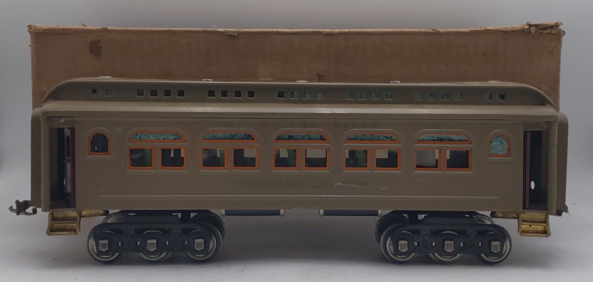 Lionel 418 Vintage Standard Gauge Tinplate Parlor Car VG/Box