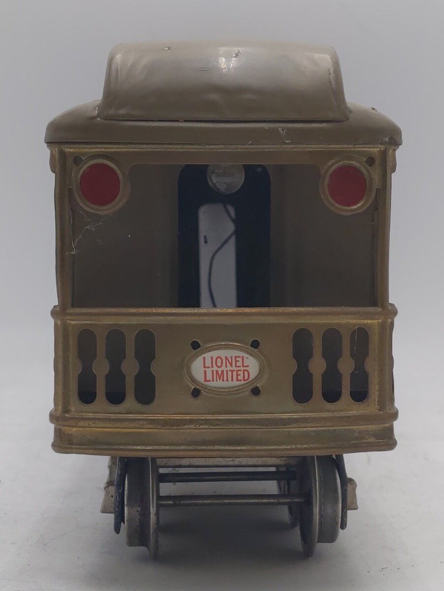 Lionel 490 Vintage Standard Gauge Tinplate Observation Car VG