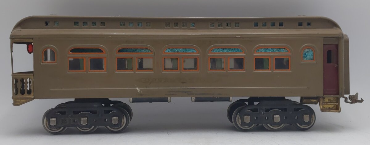 Lionel 490 Vintage Standard Gauge Tinplate Observation Car VG