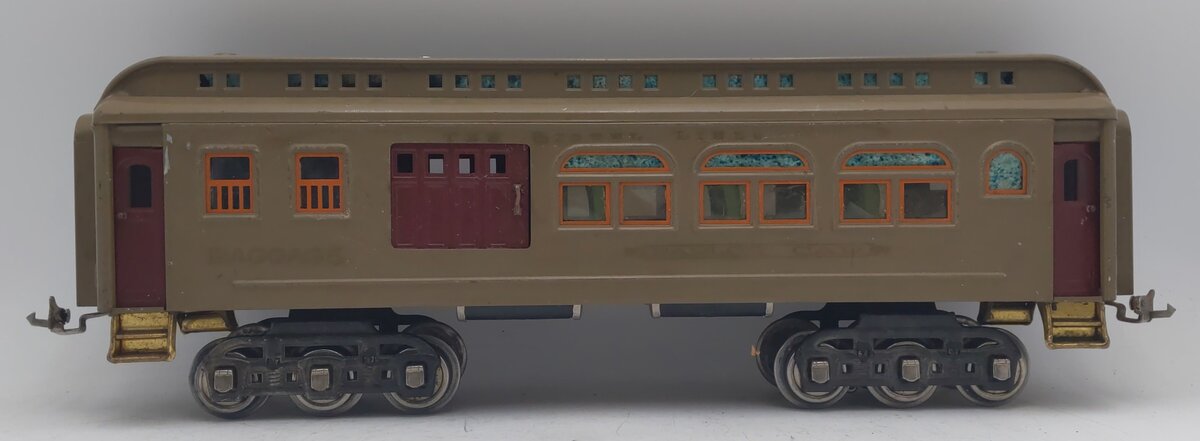 Lionel 419 Vintage Standard Gauge Baggage Parlor Car VG/Box