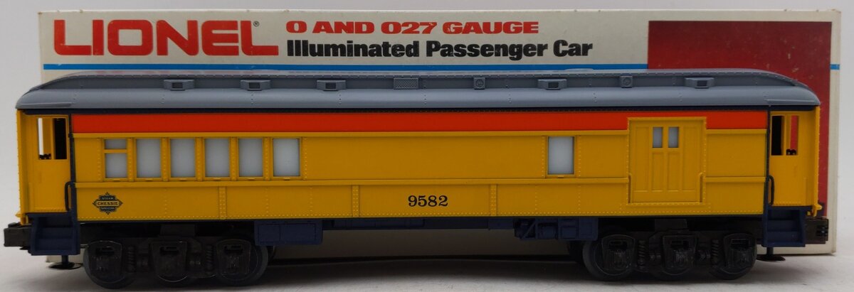 Lionel 6-9582 O Gauge Chessie Steam Special Combination Car #9582 EX/Box