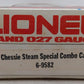 Lionel 6-9582 O Gauge Chessie Steam Special Combination Car #9582 EX/Box