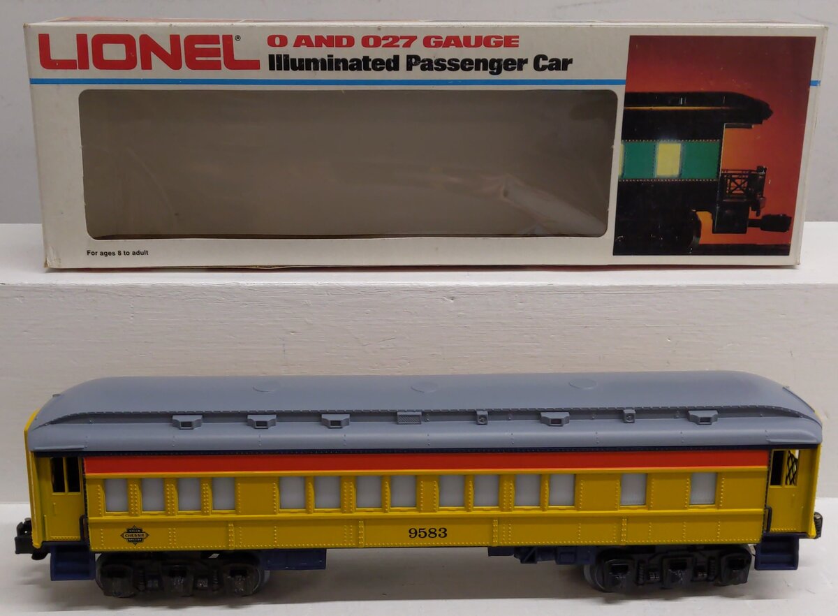 Lionel 6-9583 O Gauge Chessie Steam Special Passenger Car #9583 EX/Box