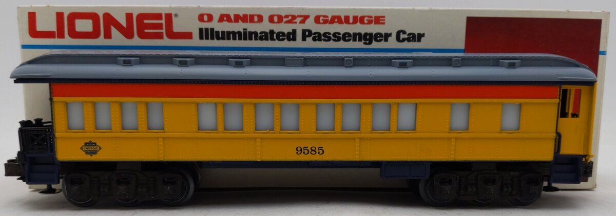 Lionel 6-9585 O Gauge Chessie Steam Special Observation Car #9585 EX/Box
