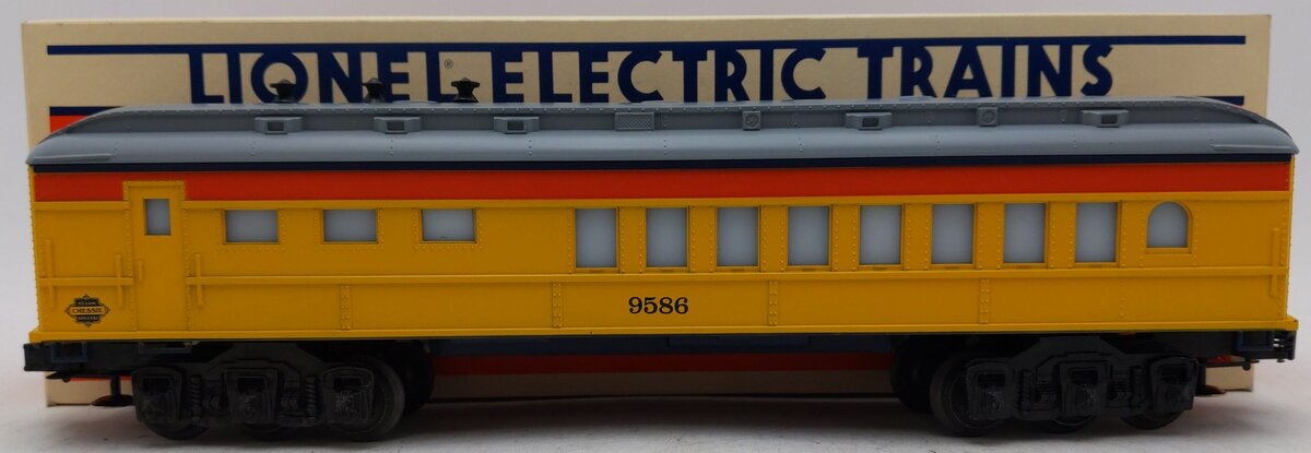 Lionel 6-9586 O Gauge Chessie Steam Special Dining Car #9586 EX/Box