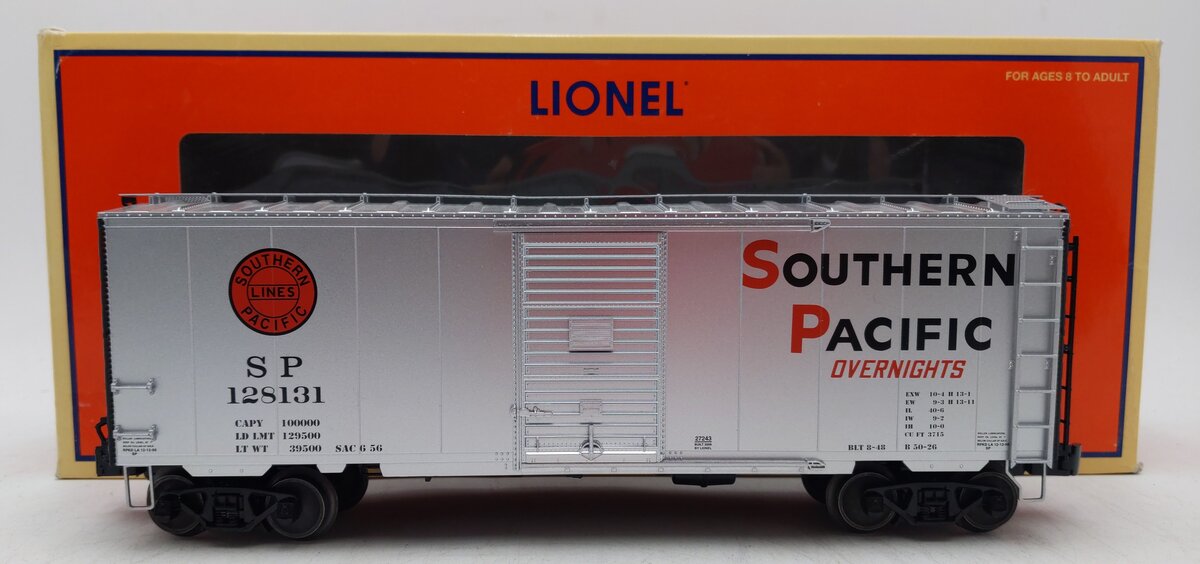 Lionel 6-27243 O Gauge Southern Pacific PS-1 Boxcar #128131 EX/Box