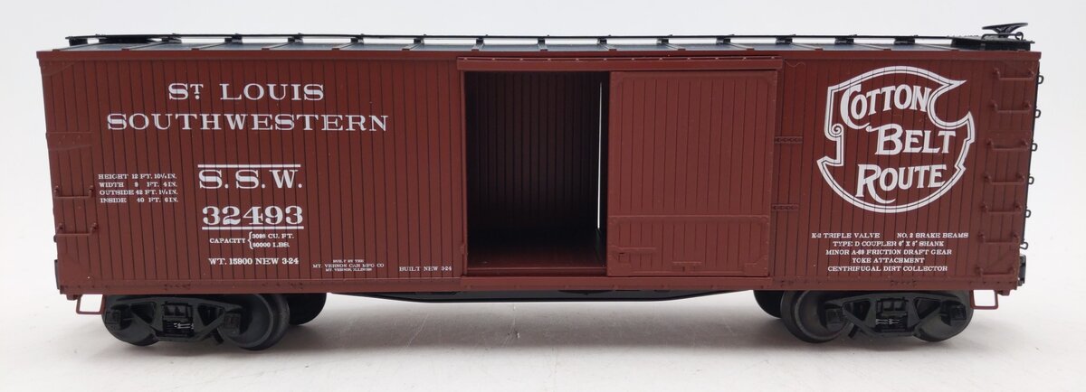 Lionel 6-27233 O-Gauge Cotton Belt U.S.R.A Double-Sheathed Box Car #32493 EX/Box