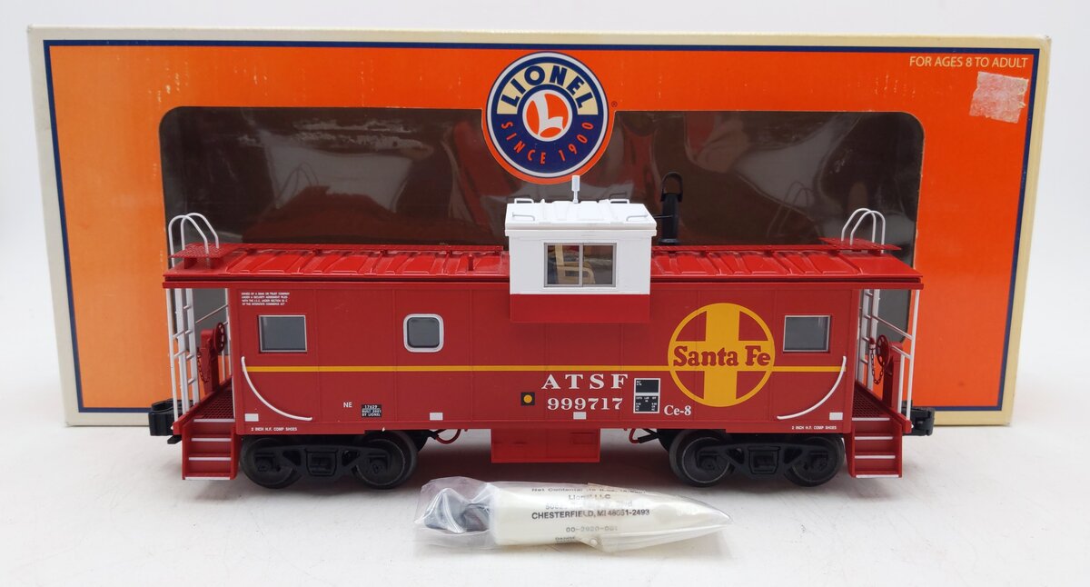 Lionel 6-17629 O Gauge Santa Fe Extended Vision Caboose #999717 EX/Box