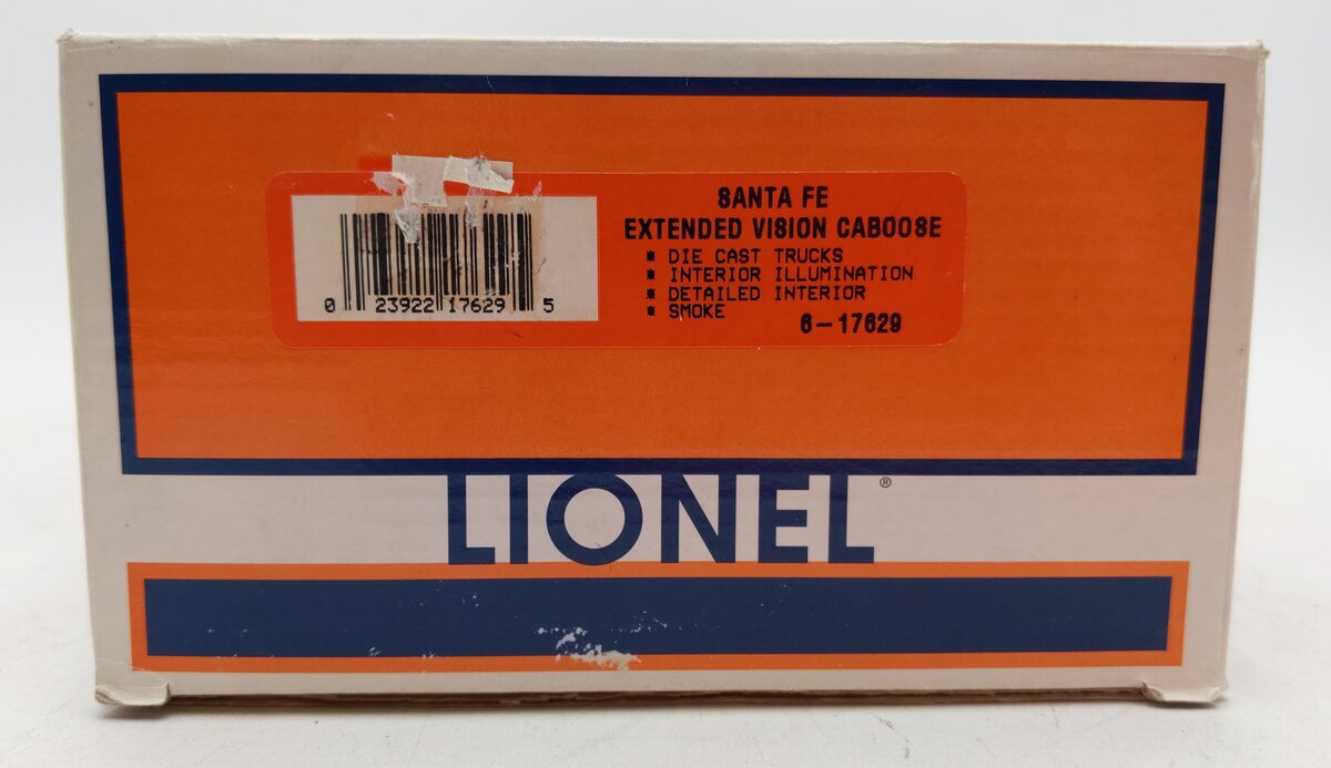 Lionel 6-17629 O Gauge Santa Fe Extended Vision Caboose #999717 EX/Box
