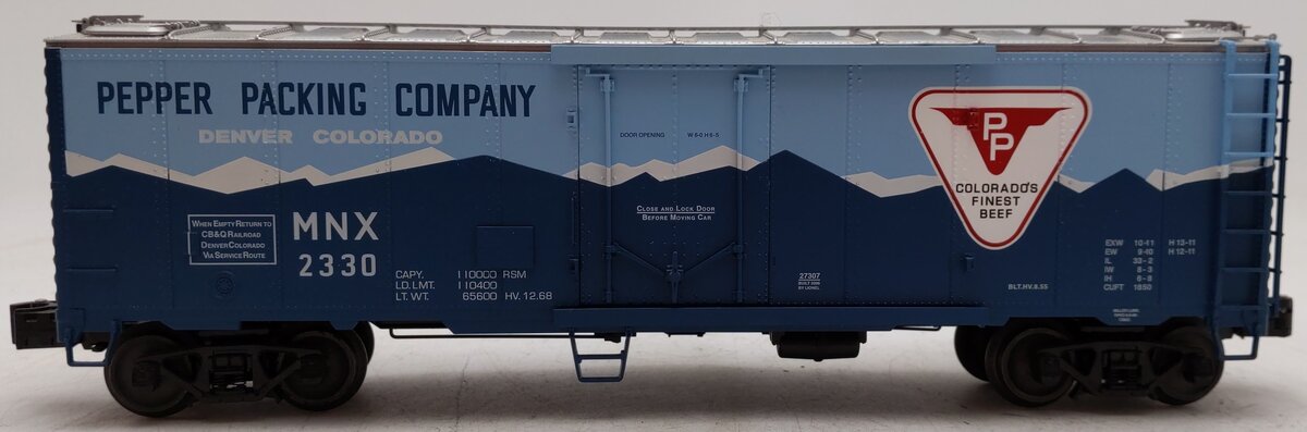 Lionel 6-27307 Pepper Packing Steel-Sided Reefer #2330 EX/Box