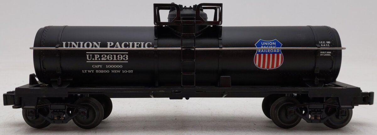 Lionel 6-26193 O Gauge Union Pacific Tank Car EX/Box
