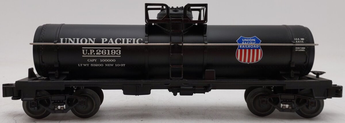 Lionel 6-26193 O Gauge Union Pacific Tank Car EX/Box