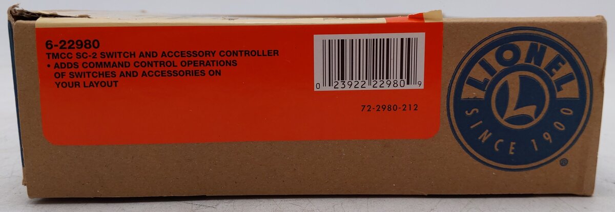Lionel 6-22980 TMCC SC-2 Switch & Accessory Controller EX/Box