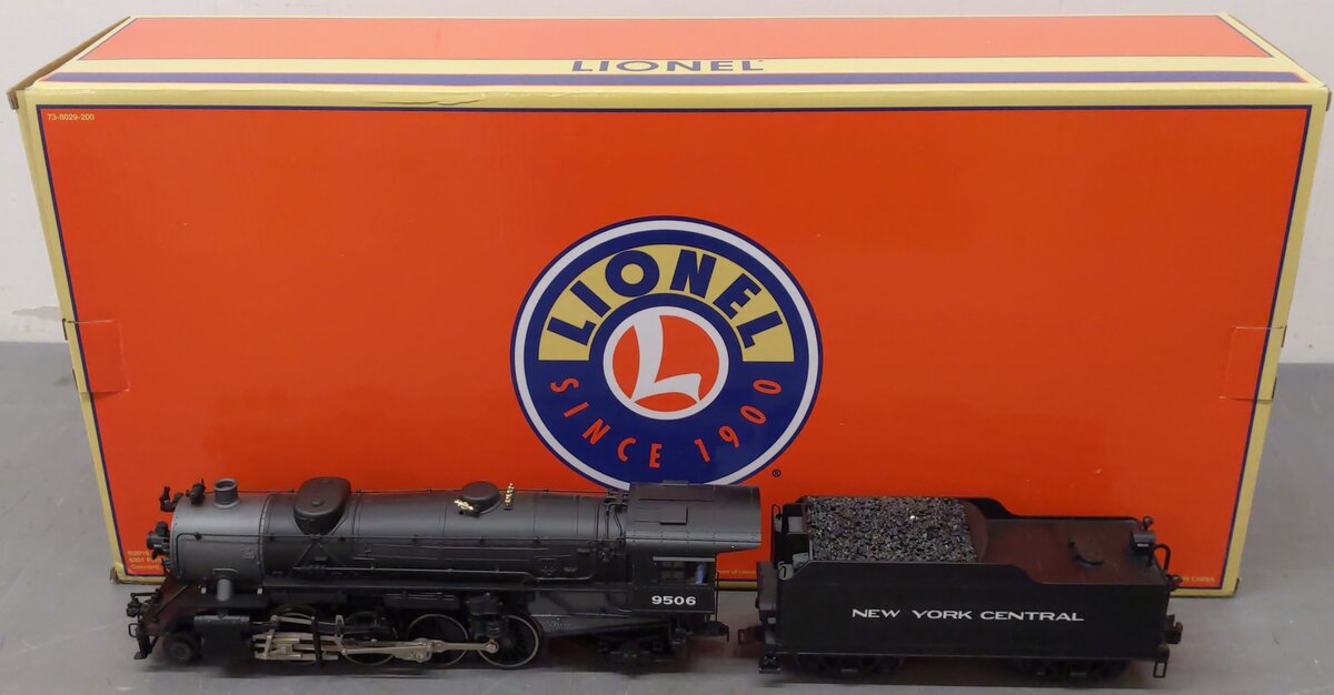 Lionel 6-81188 O BTO NYC 2-8-2 Heavy Mikado Steam Locomotive #9506 EX/Box