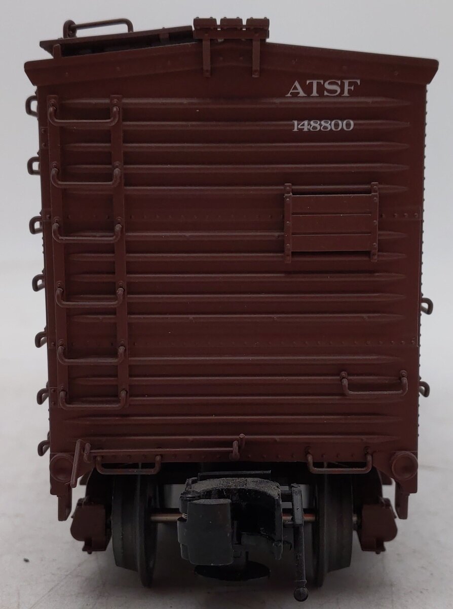 Atlas 6491-8 O Gauge Santa Fe Super Chief Steel Re-Built Boxcar #148800 (3 Rail) LN/Box