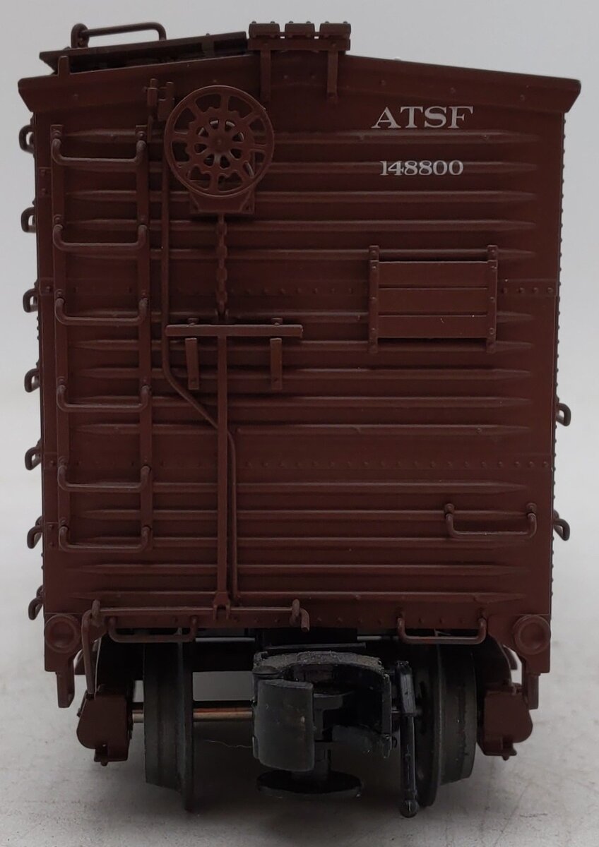 Atlas 6491-8 O Gauge Santa Fe Super Chief Steel Re-Built Boxcar #148800 (3 Rail) LN/Box