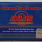 Atlas 6491-8 O Gauge Santa Fe Super Chief Steel Re-Built Boxcar #148800 (3 Rail) LN/Box