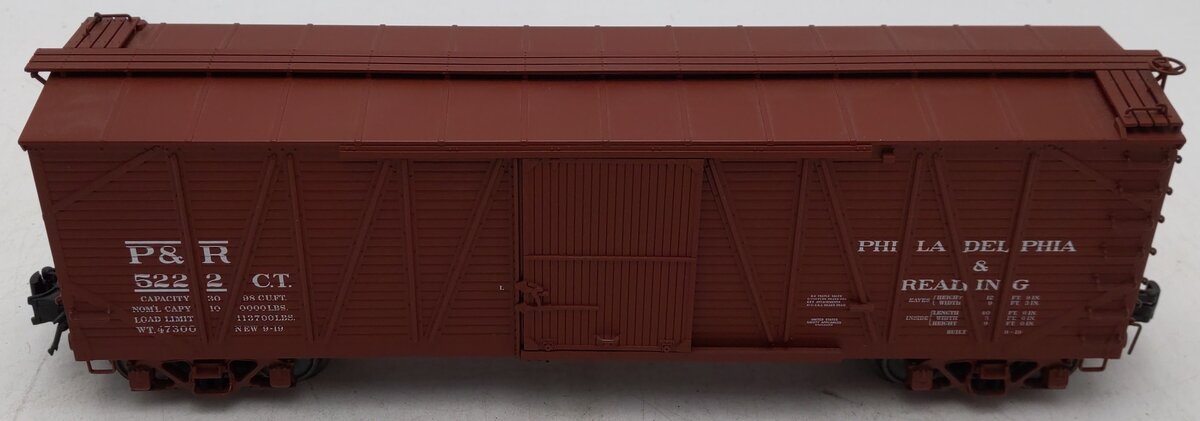 Atlas 6471-4 O Gauge P&R Single Sheathed Boxcar #5222 (3 Rail) EX/Box