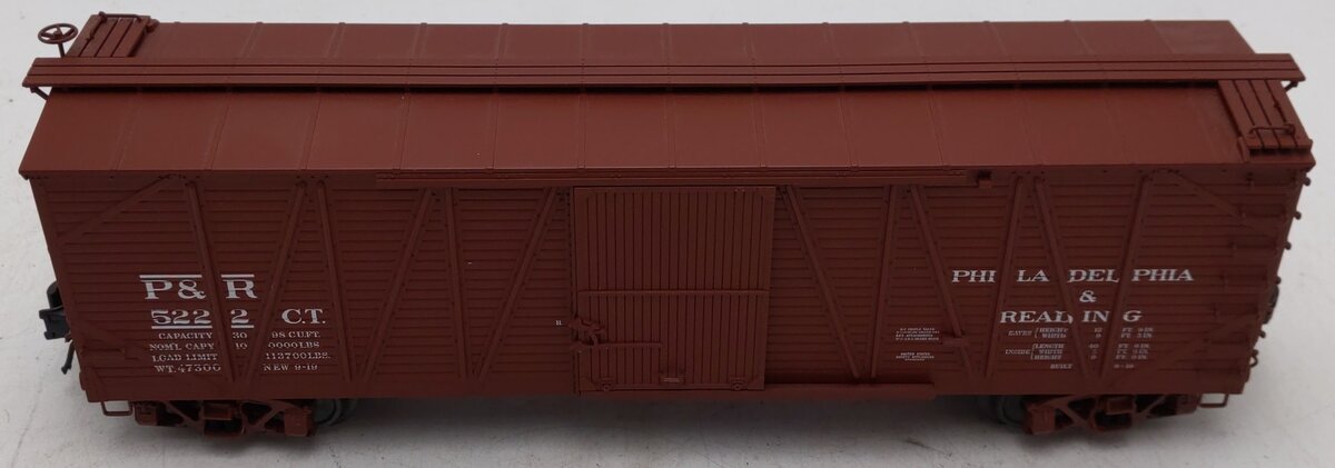 Atlas 6471-4 O Gauge P&R Single Sheathed Boxcar #5222 (3 Rail) EX/Box