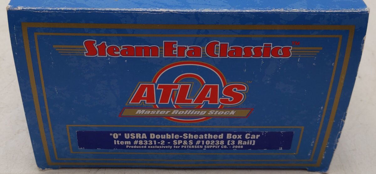 Atlas 8331-2 O Gauge SP&S USRA Double-Sheathed Boxcar #10238 (3 Rail) LN/Box