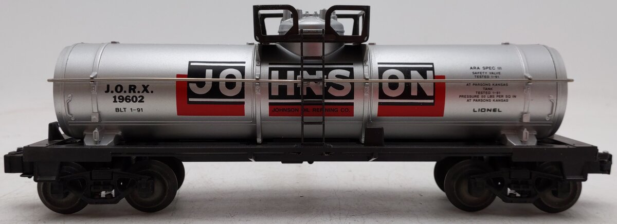 Lionel 6-19602 O Gauge Johnson Single Dome Tank Car #19602 EX/Box