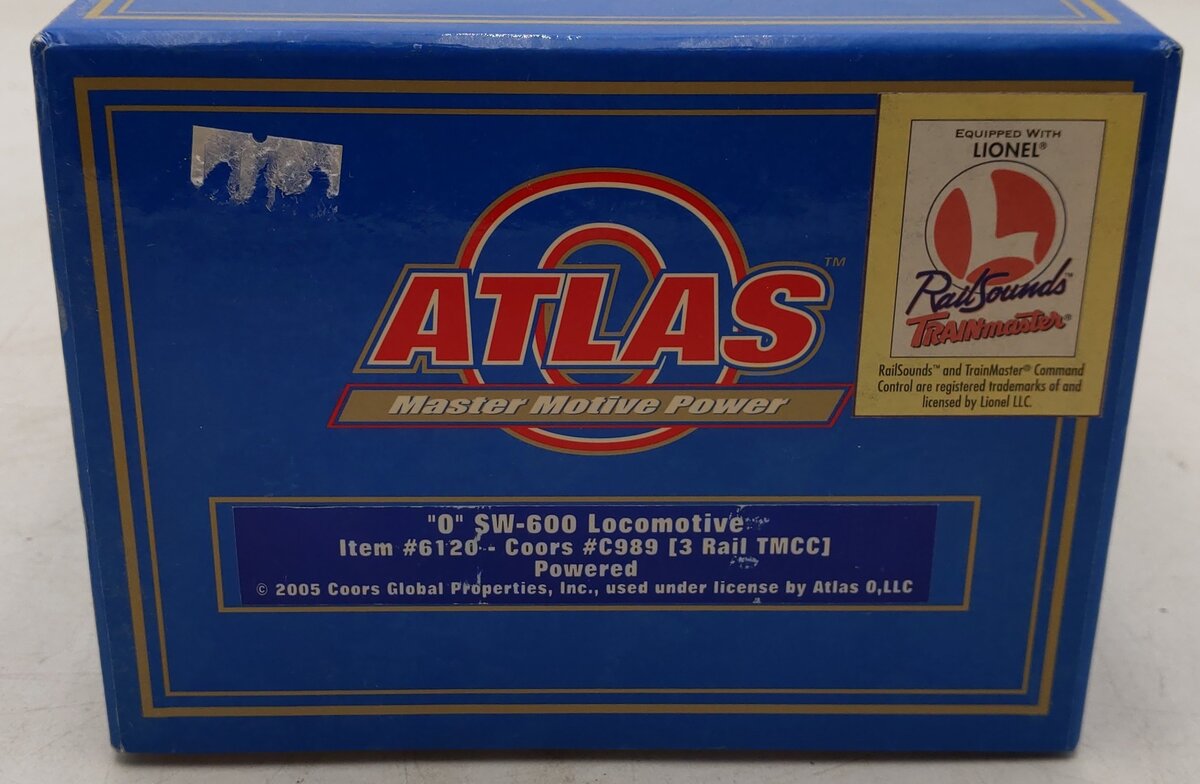 Atlas 6120 O Gauge Cools Diesel Locomotive #C989 EX/Box