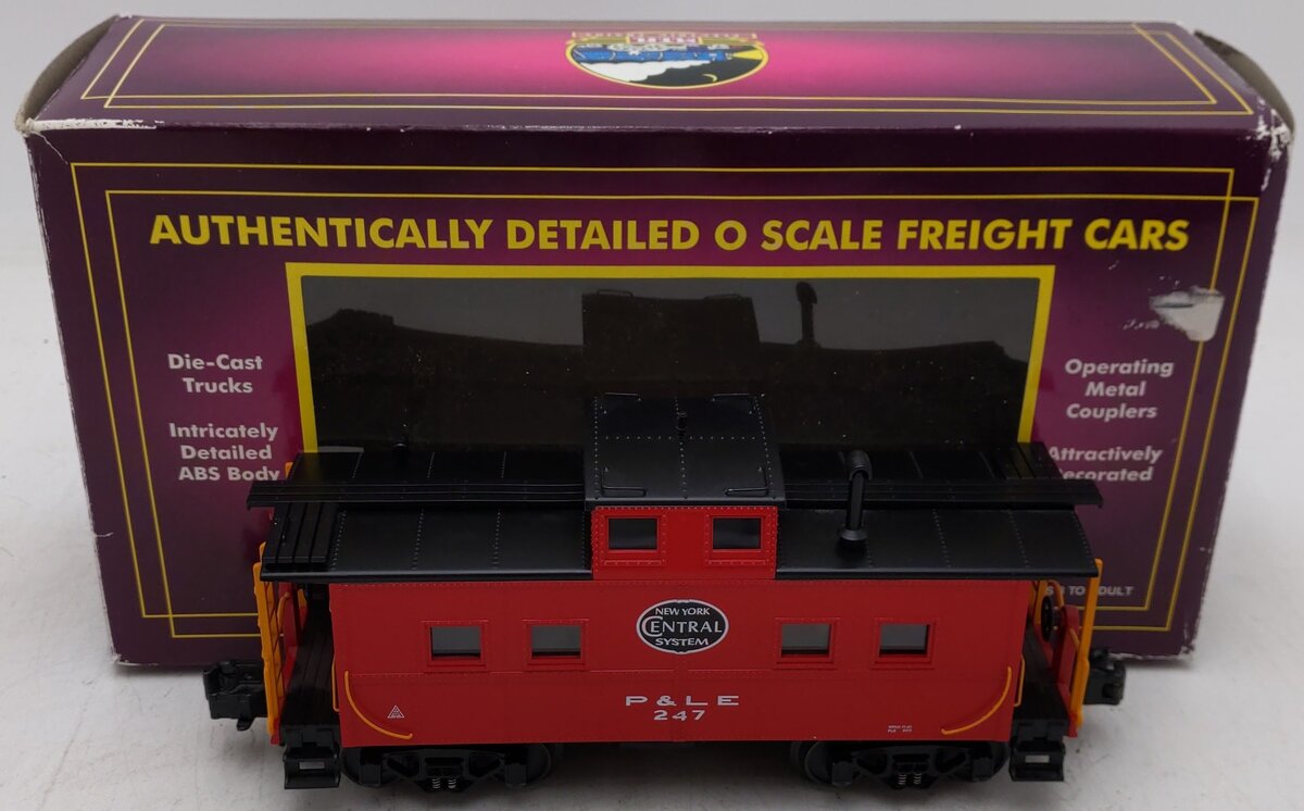 MTH 20-91174 O Gauge New York Central Center Cupola Caboose #247 EX/Box