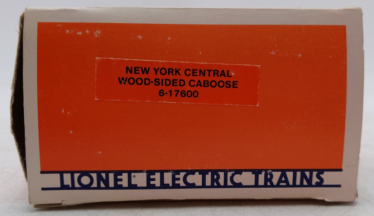 Lionel 6-17600 O Gauge New York Central Woodside Illuminated Caboose #17600 EX/Box