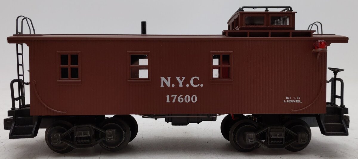 Lionel 6-17600 O Gauge New York Central Woodside Illuminated Caboose #17600 EX/Box