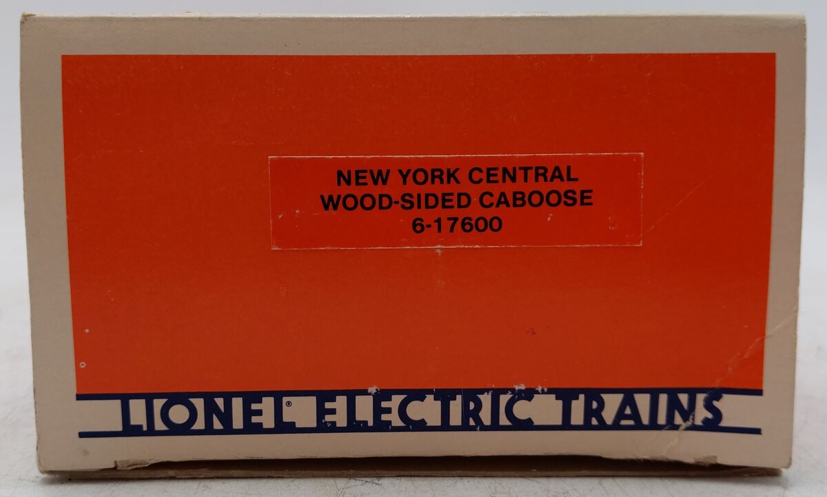 Lionel 6-17600 O Gauge New York Central Woodside Illuminated Caboose #17600 EX/Box