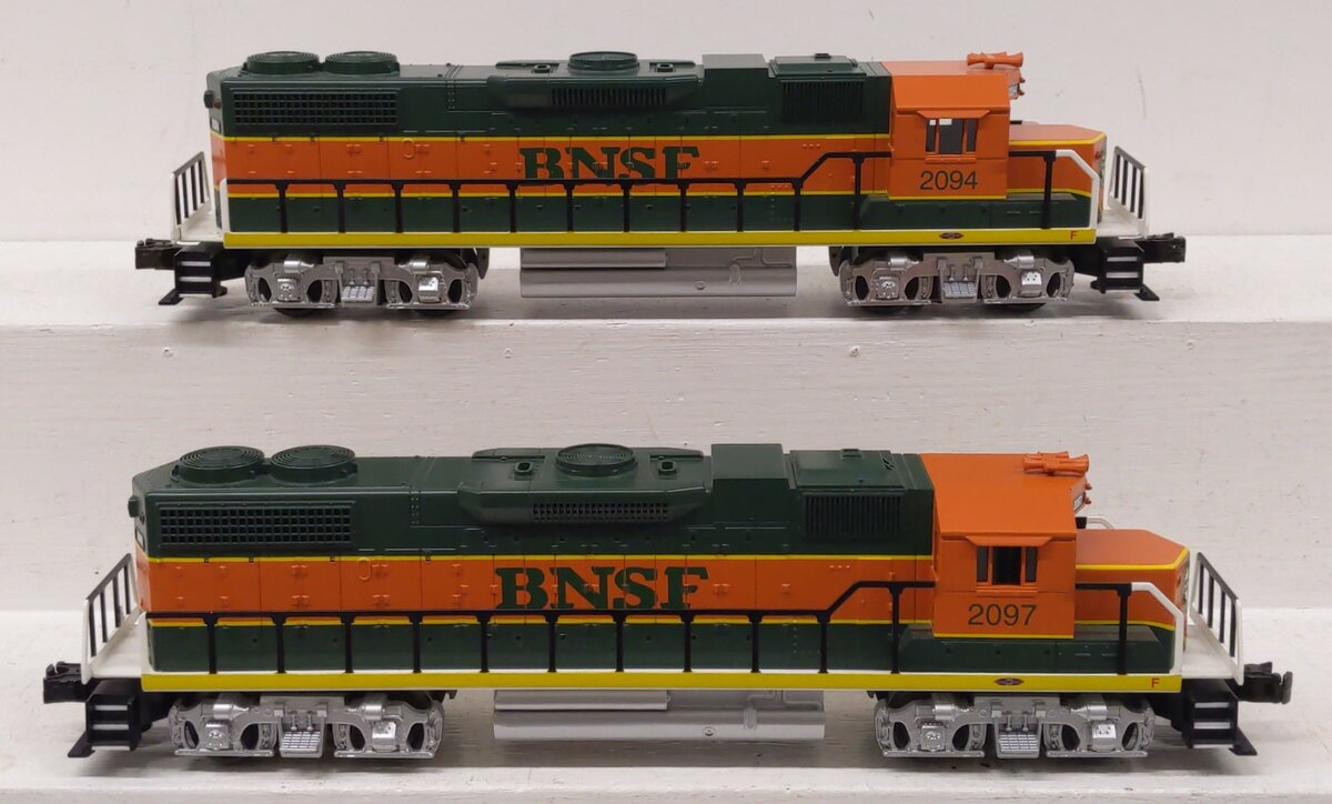 Williams GP38AA-100 O Gauge BNSF AA Diesel Locomotive Set #2094/2097 LN/Box