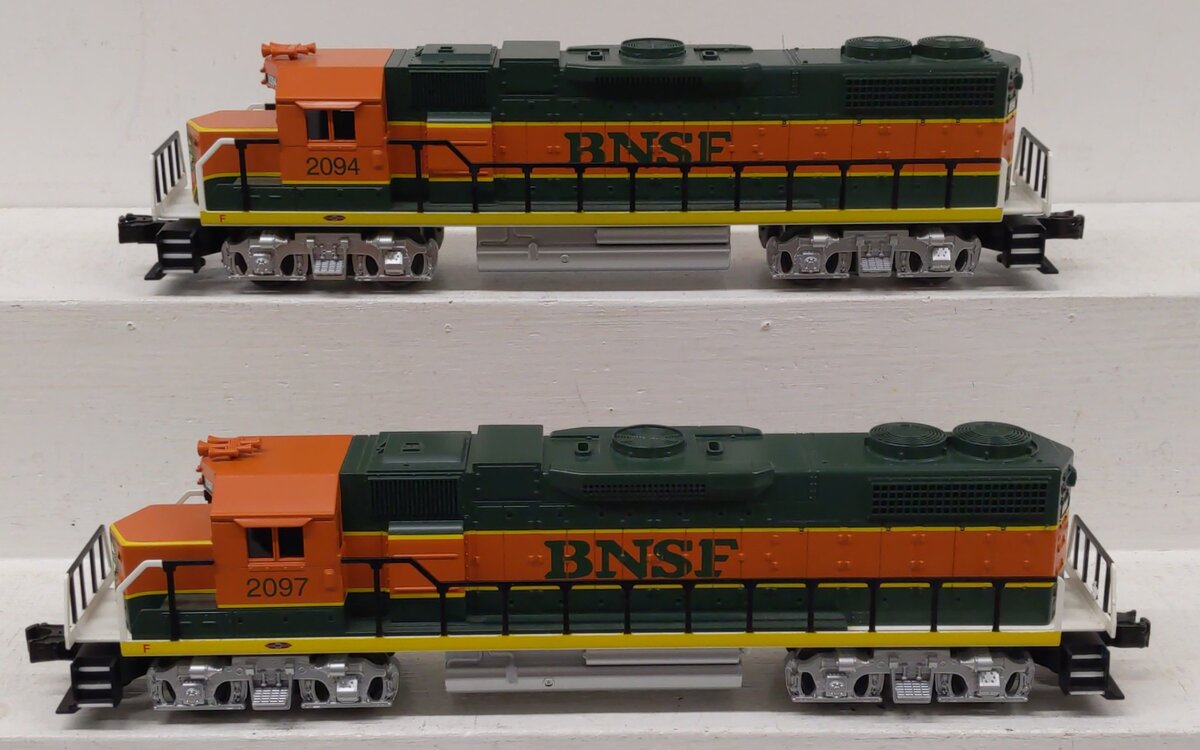 Williams GP38AA-100 O Gauge BNSF AA Diesel Locomotive Set #2094/2097 LN/Box
