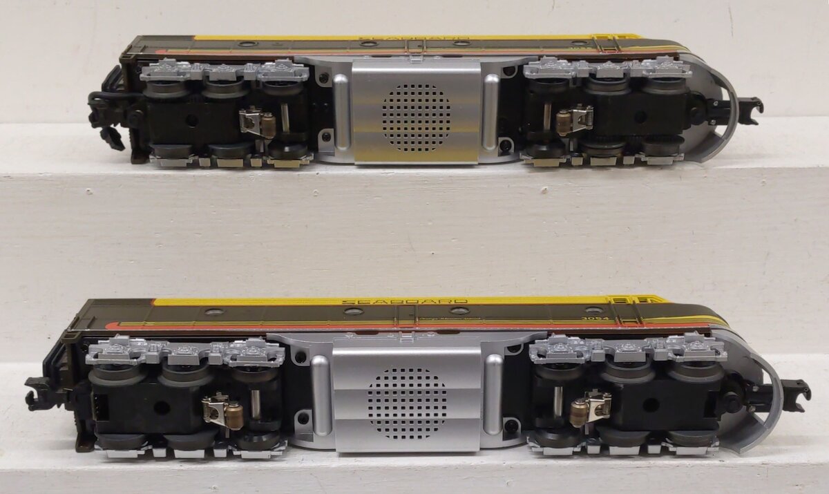 MTH 30-2181-1 O Gauge Seaboard E-8 AA Diesel Engine Set w/PS1 #3053/3054 EX/Box