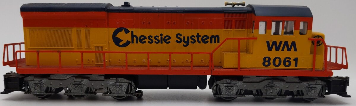 Lionel 6-8061 O Chessie Western Maryland U36C Powered Diesel Locomotive #8061 EX/Box
