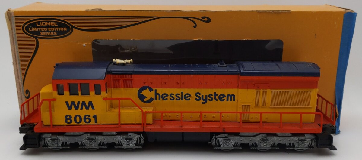 Lionel 6-8061 O Chessie Western Maryland U36C Powered Diesel Locomotive #8061 EX/Box